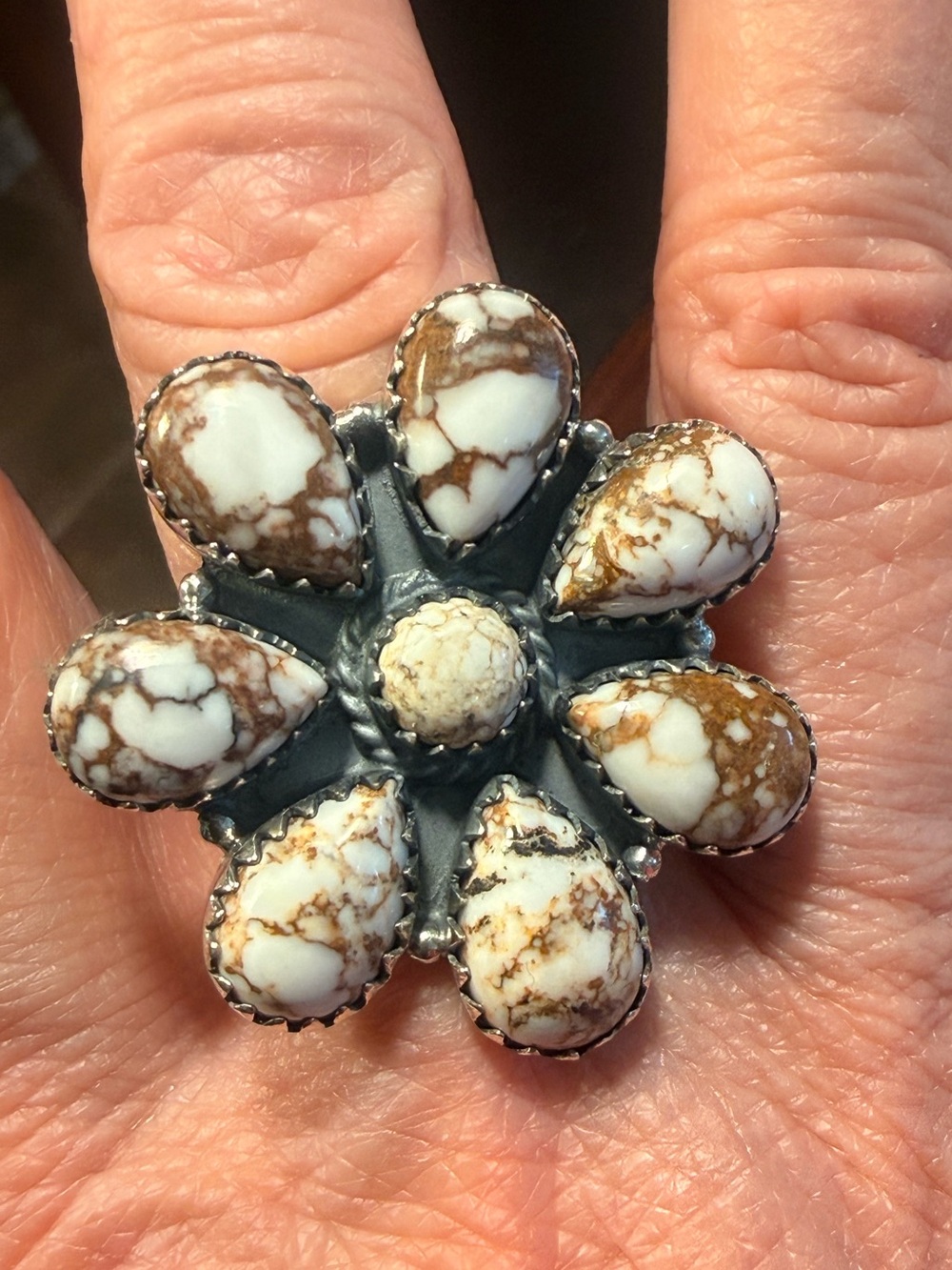 Monster Wild Horse Cluster Ring
Set in Sterling Silver. Not stamped, Yes tested